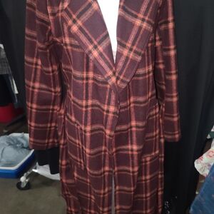 Plaid Women's Coat